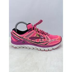Brooks Transcend 1 Pink Purple Womens Running Shoes Size 8